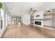 Bright and open living room with modern finishes and lots of natural light at 219 Phillips Ln, Alpharetta, GA 30009