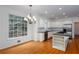 Bright eat-in kitchen features stainless appliances and lots of natural light at 5010 Bonnie Way, Roswell, GA 30075