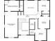 Second floor plan showing primary bedroom, primary bathroom, walk in closet, and additional bedrooms at 103 Caracas Dr, Woodstock, GA 30188
