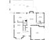 First floor plan showing kitchen, Gathering room, bedroom, garage, living room, dining, laundry, and foyer at 103 Caracas Dr, Woodstock, GA 30188