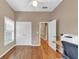 Versatile office with a window and closet providing a bright and functional workspace or potential guest room at 5000 Davenport Pl, Roswell, GA 30075