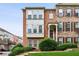 Charming brick townhome with manicured front yard and covered entrance at 2149 Shoop Se Ct # 3, Smyrna, GA 30080