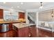 Kitchen with island, stainless steel appliances, and breakfast bar at 2149 Shoop Se Ct # 3, Smyrna, GA 30080
