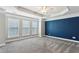 Main bedroom featuring a trey ceiling and plenty of natural light at 2149 Shoop Se Ct # 3, Smyrna, GA 30080