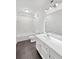 Bathroom featuring a vanity, a toilet, and a shower-tub combo at 607 Park Ridge Cir, Marietta, GA 30068