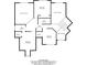 Second floor plan with bedrooms, baths, and hallways, including dimensions and layout at 4561 Jenkins Way, Douglasville, GA 30135