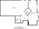 Basement floor plan including the basement, recreation room, bath, and hallway, with dimensions at 4561 Jenkins Way, Douglasville, GA 30135