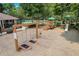 View of the well-maintained community playground featuring swings and play structure at 4561 Jenkins Way, Douglasville, GA 30135