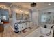 Beautiful main bathroom featuring a soaking tub, glass shower, and double vanity at 540 Benton Rd, Covington, GA 30014