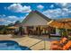 Inviting backyard pool and patio area with outdoor seating and lounge chairs, perfect for relaxing and entertaining at 540 Benton Rd, Covington, GA 30014