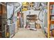 Unfinished basement with utilities and shelving ready for your creative ideas at 3463 Dunbar Ln, Suwanee, GA 30024