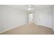 Neutral bedroom with plush carpet and view of doorway at 3463 Dunbar Ln, Suwanee, GA 30024