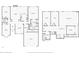 Detailed floor plan showcases the layout of the home with labeled rooms and dimensions at 3463 Dunbar Ln, Suwanee, GA 30024