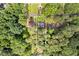 Aerial view of the property surrounded by lush greenery and a residential area at 2148 Meador Se Ave, Atlanta, GA 30315