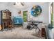 Bright room with large decorative wall art at 318 Tuxworth Cir, Decatur, GA 30033