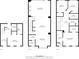 Detailed floorplan showcasing layout for all levels of the property including measurements and room names at 964 Catamaran Ct, Alpharetta, GA 30005