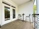 Outdoor balcony with table and chairs perfect for entertaining at 3655 Peachtree Ne Rd # 304, Atlanta, GA 30319
