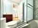 A view from inside the bathroom to the laundry room at 3655 Peachtree Ne Rd # 304, Atlanta, GA 30319