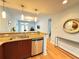 Modern kitchen area with stainless steel appliances and hardwood floors at 3655 Peachtree Ne Rd # 304, Atlanta, GA 30319