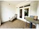 Relaxing patio area with comfortable chaise lounge and small table, perfect for enjoying the outdoors at 3655 Peachtree Ne Rd # 304, Atlanta, GA 30319
