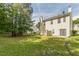 A serene backyard with mature trees, offering ample space and privacy for outdoor enjoyment at 5680 Hampton Ct, Atlanta, GA 30349