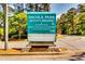 Dacula Park Activity Building sign with contact details at 2721 Maeve Ct, Dacula, GA 30019