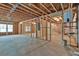 Unfinished basement with exposed beams, new studs, and room to add value at 33 Cedar Gate Ln, Kingston, GA 30145
