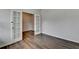 View of the office space with french doors and attractive hardwood flooring at 1603 Maston Rd, Auburn, GA 30011