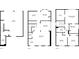 Detailed floor plan showcasing layout of rooms, including kitchen, living room, bedrooms, and garage dimensions at 1783 Drew Nw Dr, Atlanta, GA 30318