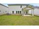 Well-maintained backyard with ample green space and a covered patio at 3970 Brushy St, Powder Springs, GA 30127