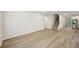 Spacious living room featuring hardwood floors and staircase at 3974 Brushy St, Powder Springs, GA 30127