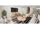 Virtual staging creates a stylish living room area at 3974 Brushy St, Powder Springs, GA 30127