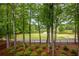 Scenic backyard view overlooking a lush golf course and tranquil lake, offering a serene and picturesque setting at 939 Middle Fork Trl, Suwanee, GA 30024