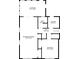 Detailed floor plan showcasing the layout of the basement, including a sunroom, recreation room, and bedroom at 1436 Diamond Head Drive Dr, Decatur, GA 30033