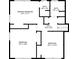 Detailed floor plan showcasing the layout of the second floor including the primary bedroom and additional bedrooms at 1436 Diamond Head Drive Dr, Decatur, GA 30033