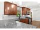 Updated kitchen featuring granite counters, stainless steel appliances, and ample cabinet space at 1436 Diamond Head Drive Dr, Decatur, GA 30033