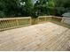 Wooden deck overlooking the yard and surrounding woods at 2346 Pryor Sw Rd, Atlanta, GA 30315