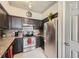 Well-equipped kitchen with stainless steel appliances and granite countertops at 3777 Peachtree Ne Rd # 1335, Atlanta, GA 30319