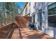 Large deck perfect for outdoor entertaining with a grill and wooded views at 4206 Townsend Ln, Atlanta, GA 30346