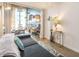 Living room showcasing open layout with a desk and adjacent lounge area at 170 Boulevard Se # 521H, Atlanta, GA 30312