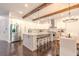 Beautiful kitchen with a center island, stainless appliances, and open to dining at 232 Heron Pointe Vw, Canton, GA 30114