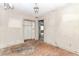 Bedroom needing repair, featuring damaged walls and a doorway at 2322 Paces Ferry Se Rd, Smyrna, GA 30080