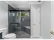 Bathroom features a sleek glass enclosed shower, designer vanity, and modern fixtures at 380 Kendrick Se Ave, Atlanta, GA 30315