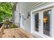 Well-maintained deck with double doors, offering seamless indoor-outdoor living and scenic views at 380 Kendrick Se Ave, Atlanta, GA 30315