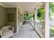 Cozy front porch with string lights, potted plants, and comfortable seating at 380 Kendrick Se Ave, Atlanta, GA 30315