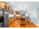 Modern kitchen with stainless steel appliances, granite countertops, and wood cabinets at 380 Kendrick Se Ave, Atlanta, GA 30315