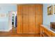 Spacious kitchen features built-in wooden pantry cabinets and a wooden storage console at 380 Kendrick Se Ave, Atlanta, GA 30315