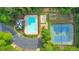 Community amenities including a sparkling pool, tennis courts, playground, and lounging areas at 1730 Millhouse Run, Marietta, GA 30066