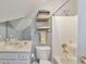 Cozy bathroom with a single vanity, tub and shower at 1730 Millhouse Run, Marietta, GA 30066
