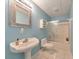 Bathroom with tile flooring, vanity sink, framed mirror, and walk-in shower at 1730 Millhouse Run, Marietta, GA 30066